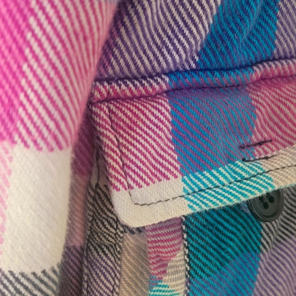 Roxy Purple, Pink & Blue Colorblock Coat - Picture 3 of 6